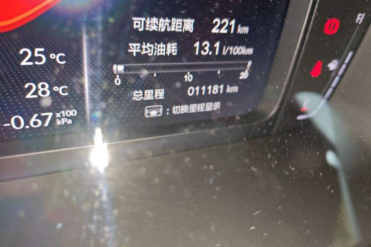 Used Honda Civic 2023 2.0T 420TURBO TYPE R Odometer Close Up