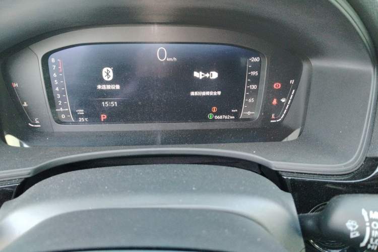 Used Honda Civic 2023 240TURBO CVT Dynamic Edition Odometer Close Up