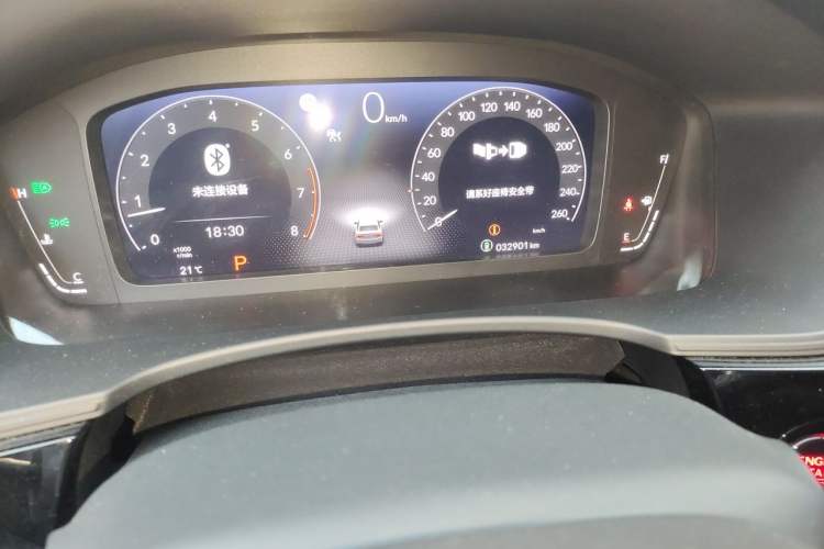 Used Honda Civic 2023 240TURBO CVT Dynamic · Center Stage Special Edition Odometer Close Up