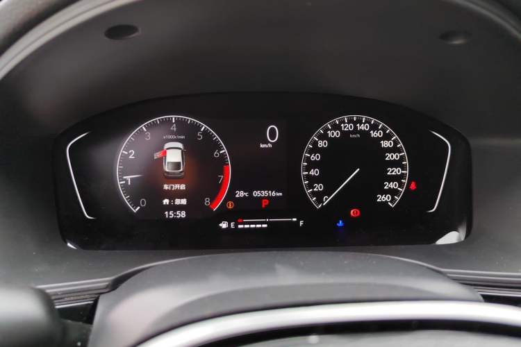 Used Honda Civic 2023 HATCHBACK 240TURBO CVT Zhiyue Edition Odometer Close Up