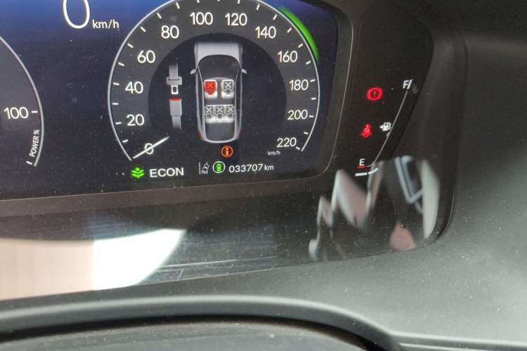 Used Honda Civic 2023 HATCHBACK 2.0L eHEV Extreme Control Edition Odometer Close Up