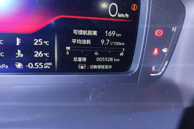 Used Honda Civic 2023 2.0T 420TURBO TYPE R Odometer Close Up