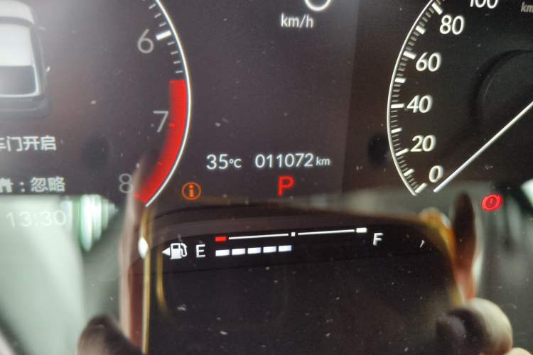 Used Honda Civic 2023 HATCHBACK 240TURBO CVT Zhiyue Edition Odometer Close Up