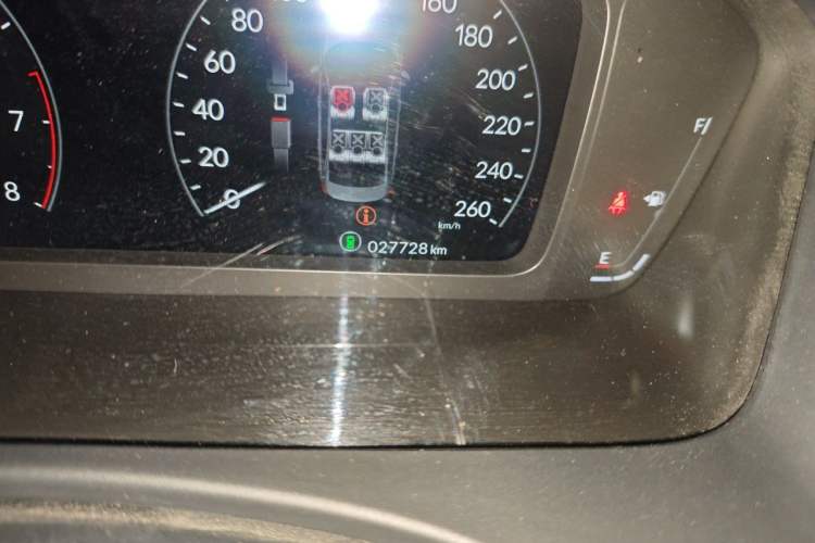 Used Honda Civic 2023 240TURBO CVT Dynamic Edition Odometer Close Up
