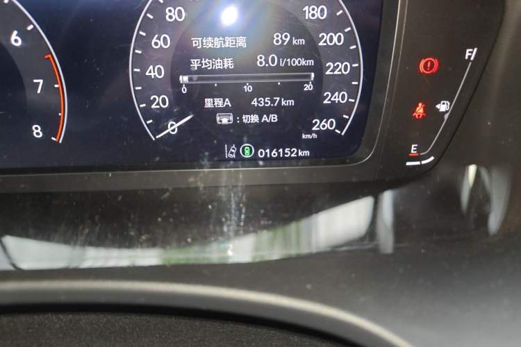 Used Honda Civic 2023 HATCHBACK 240TURBO CVT Extreme Edition Odometer Close Up