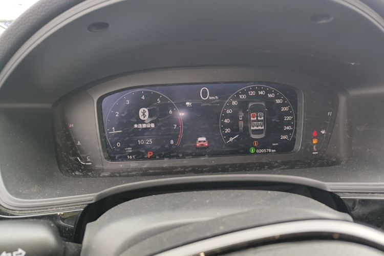 Used Honda Civic 2023 240TURBO CVT Dynamic Edition Odometer Close Up