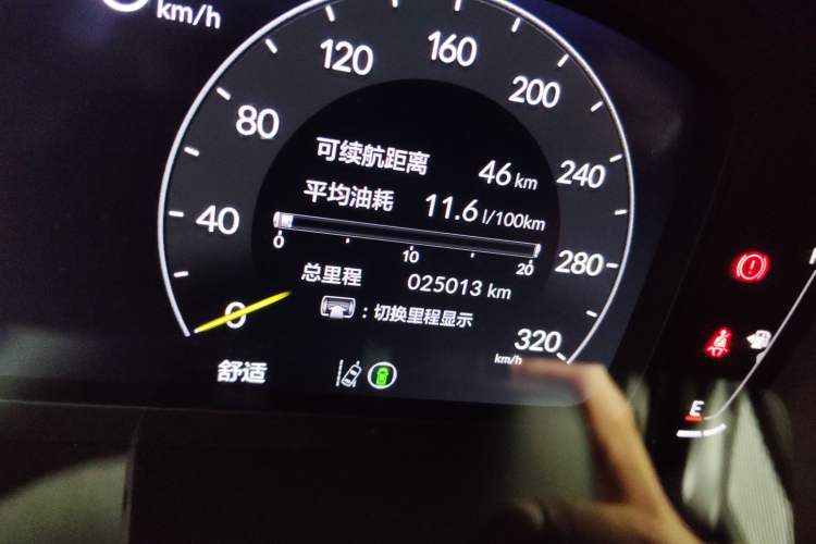 Used Honda Civic 2023 2.0T 420TURBO TYPE R Odometer Close Up
