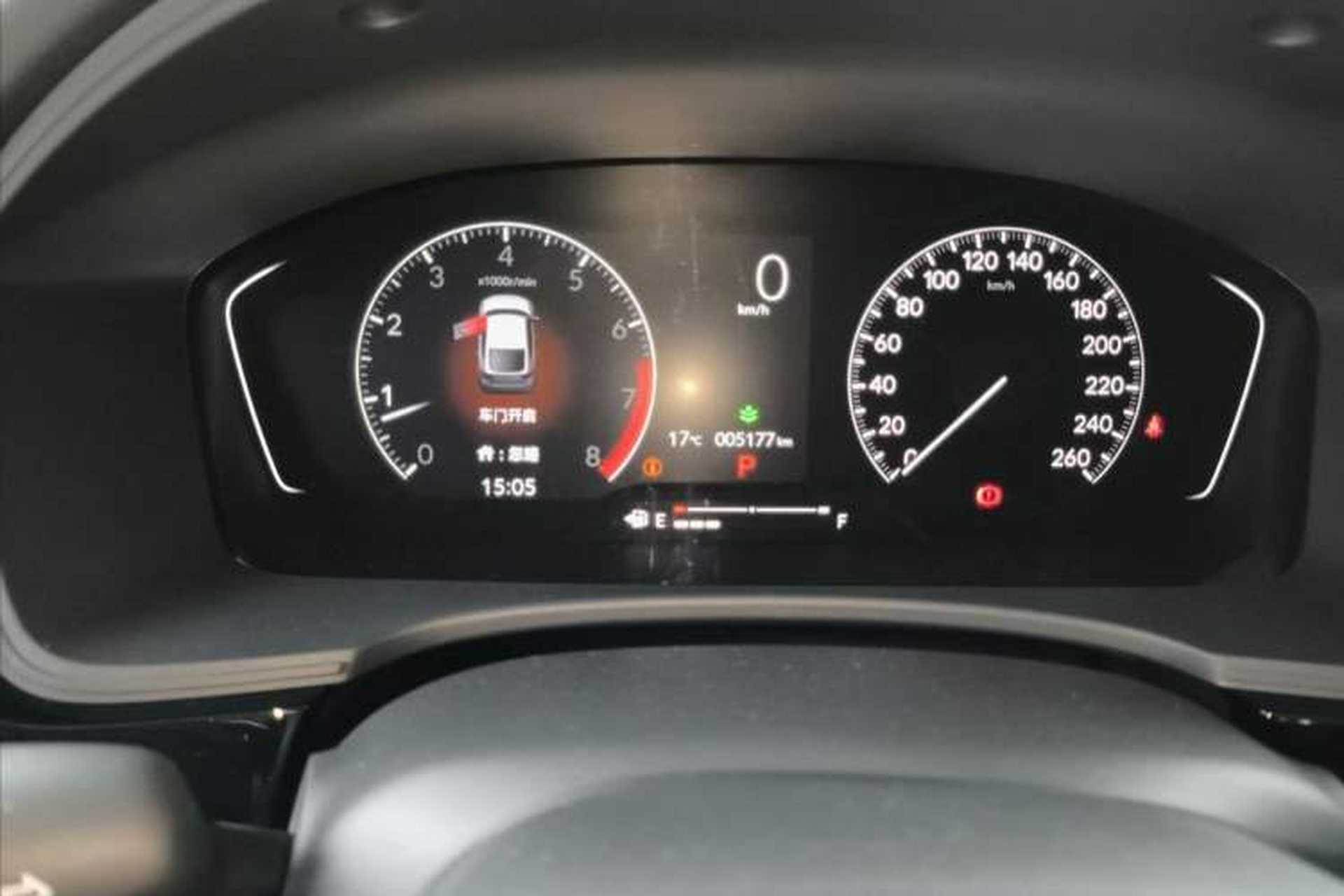 Used Honda Civic 2023 HATCHBACK 240TURBO CVT Zhiyue Edition Odometer Close Up