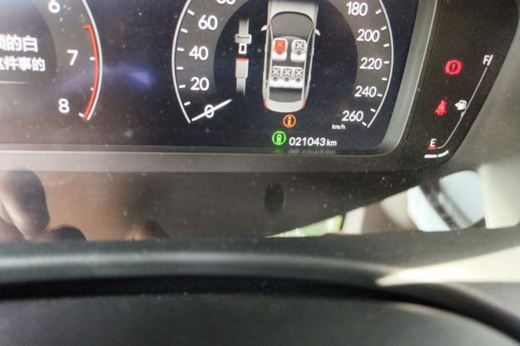 Used Honda Civic 2023 240TURBO CVT Dynamic Edition Odometer Close Up