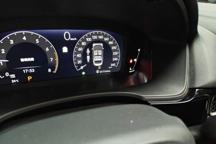 Used Honda Civic 2023 240TURBO CVT Dynamic Edition Odometer Close Up
