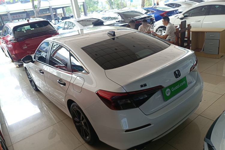 Used Honda Civic 2023 240TURBO CVT Dynamic Edition Rear Left 45 Deg