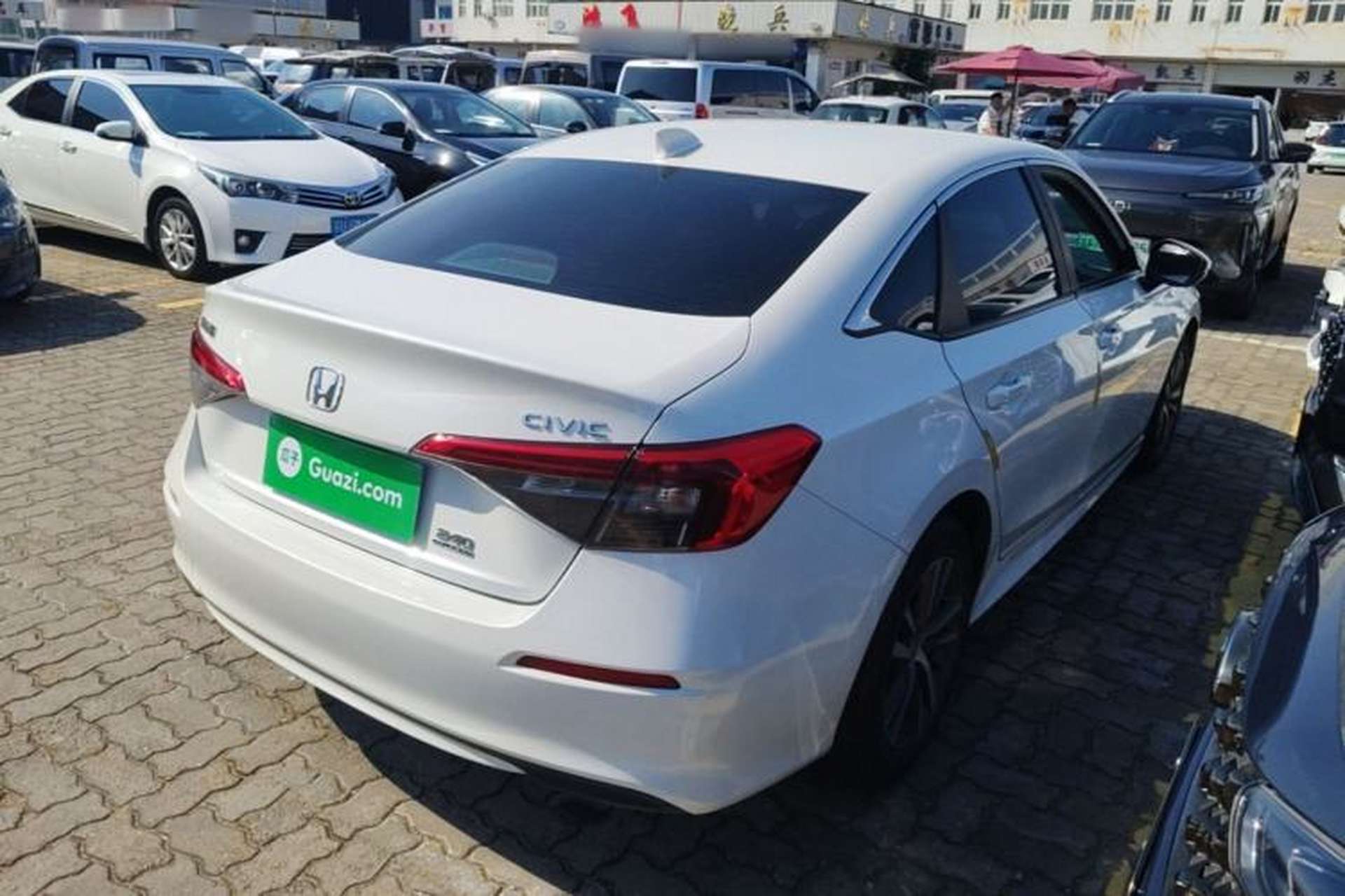 Used Honda Civic 2023 240TURBO CVT Dynamic Edition Rear Right 45 Deg