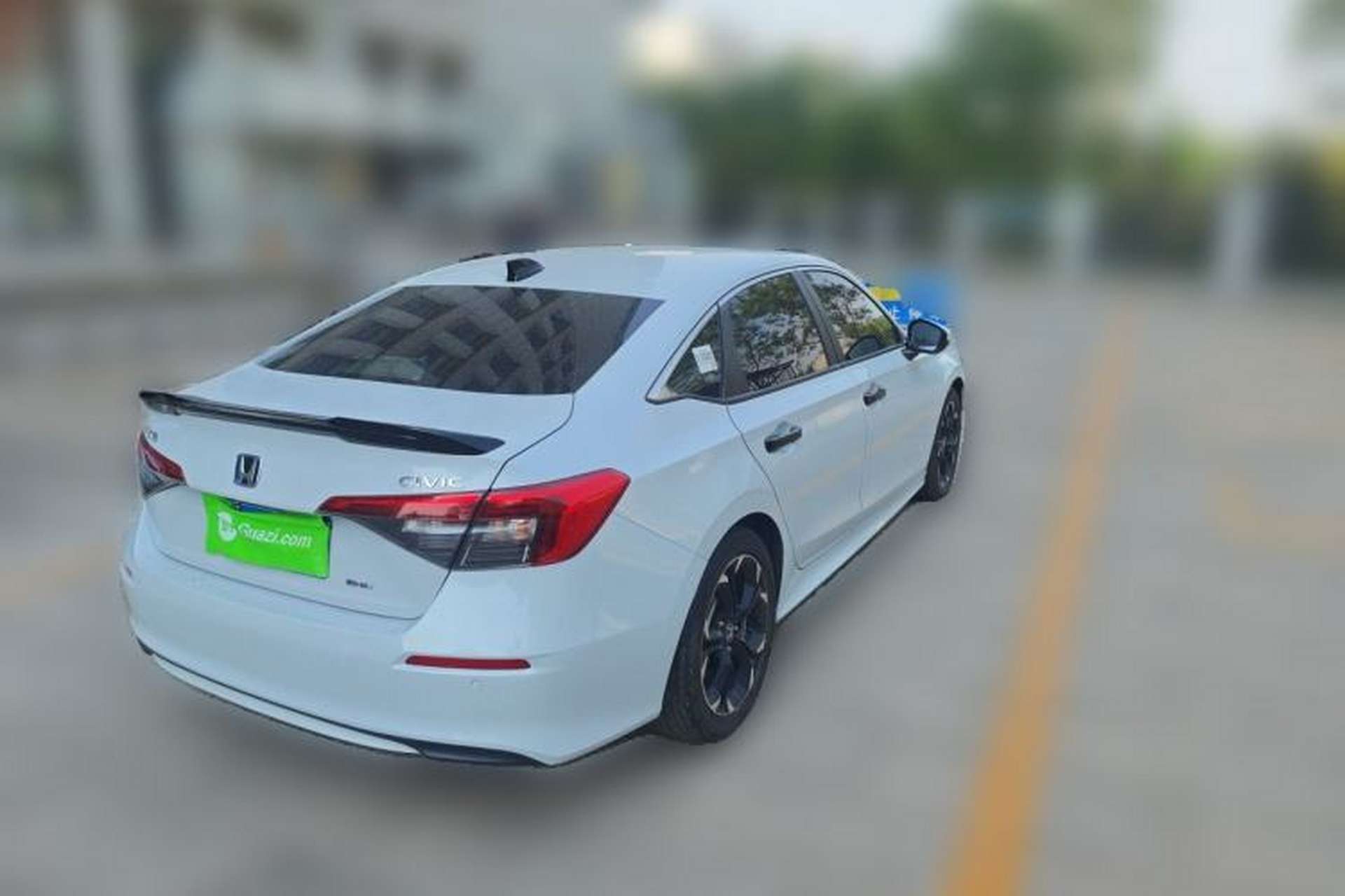 Used Honda Civic 2023 2.0L eHEV Sharp Edition Rear Right 45 Deg