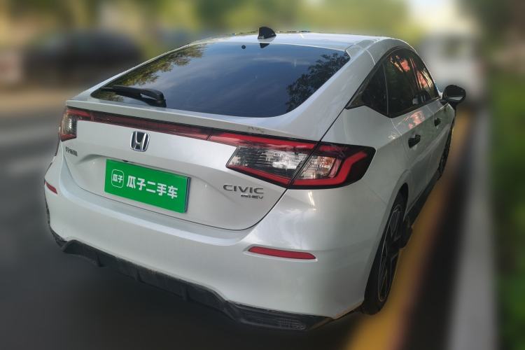 Used Honda Civic 2023 HATCHBACK 2.0L eHEV Extreme Control Edition Rear Right 45 Deg