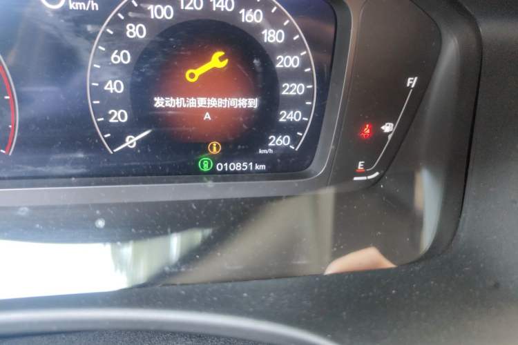 Used Honda Civic 2025 240TURBO CVT Smart & Fun Plus Odometer Close Up
