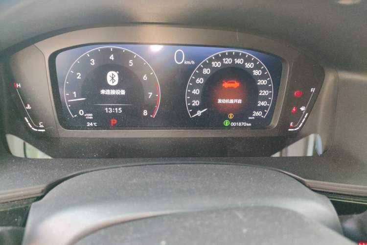 Used Honda Civic 2025 240TURBO CVT Smart & Fun Plus Odometer Close Up