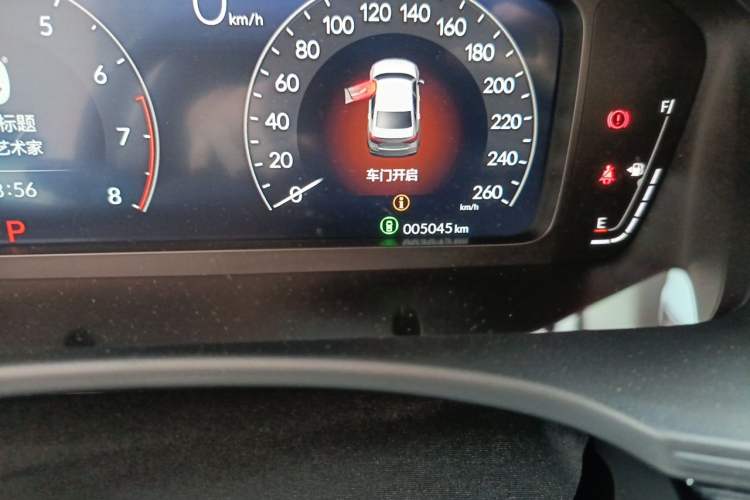 Used Honda Civic 2025 180TURBO CVT Smart & Fun Odometer Close Up