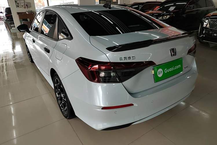 Used Honda Civic 2025 2.0L eHEV Hybrid Pro Rear Left 45 Deg