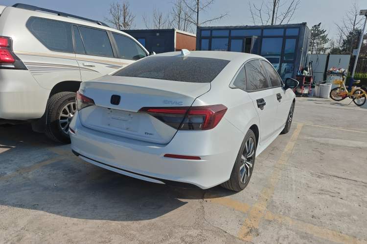 Used Honda Civic 2025 2.0L eHEV Hybrid Plus Rear Right 45 Deg