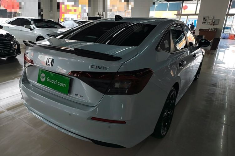 Used Honda Civic 2025 2.0L eHEV Hybrid Pro Rear Right 45 Deg