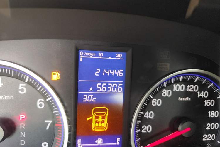 Used Honda CR-V 2008 2.0L automatic two-wheel drive urban version Odometer Close Up
