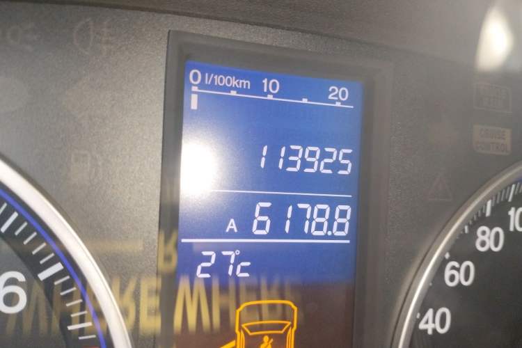 Used Honda CR-V 2010 2.0L Automatic Four-Wheel Drive Classic Edition Odometer Close Up