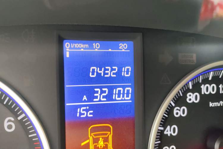 Used Honda CR-V 2010 2.0L automatic two-wheel drive urban version Odometer Close Up