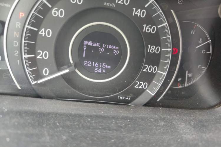 Used Honda CR-V 2012 2.4L Four-wheel Drive Prestige Edition Odometer Close Up