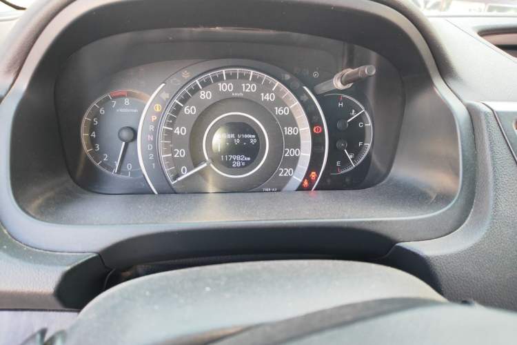Used Honda CR-V 2012 2.4L Four-wheel Drive Prestige Edition Odometer Close Up