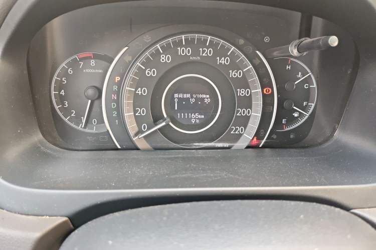 Used Honda CR-V 2012 2.4L Four-wheel Drive Prestige Edition Odometer Close Up