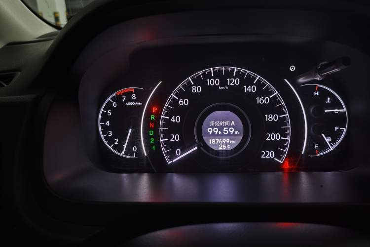Used Honda CR-V 2012 2.0L Four-wheel Drive Classic Edition Odometer Close Up