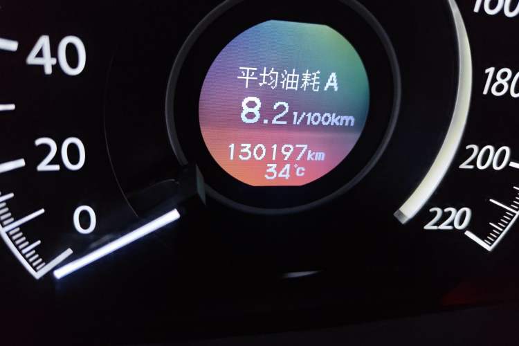 Used Honda CR-V 2012 2.0L two-wheel drive urban version Odometer Close Up