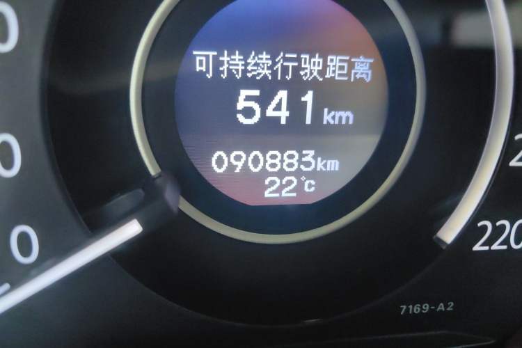 Used Honda CR-V 2012 2.0L two-wheel drive urban version Odometer Close Up
