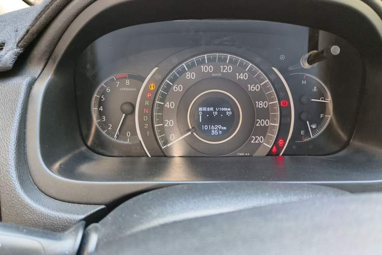 Used Honda CR-V 2012 2.4L Four-wheel Drive Prestige Edition Odometer Close Up