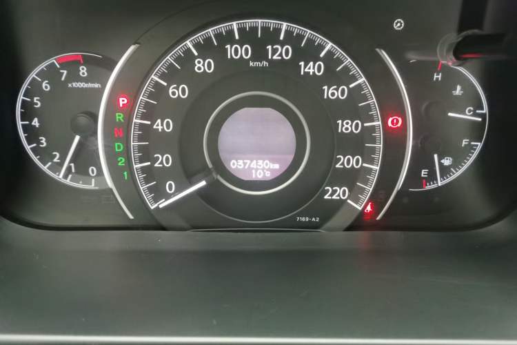 Used Honda CR-V 2012 2.4L Four-wheel Drive Prestige Edition Odometer Close Up