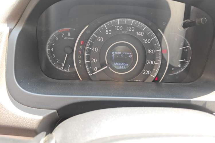 Used Honda CR-V 2012 2.0L Four-wheel Drive Classic Edition Odometer Close Up