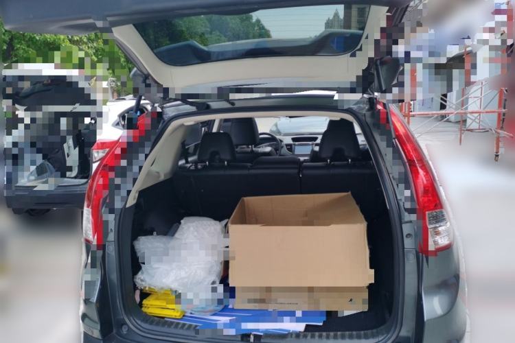 Used Honda CR-V 2012 2.4L four-wheel drive luxury version Trunk