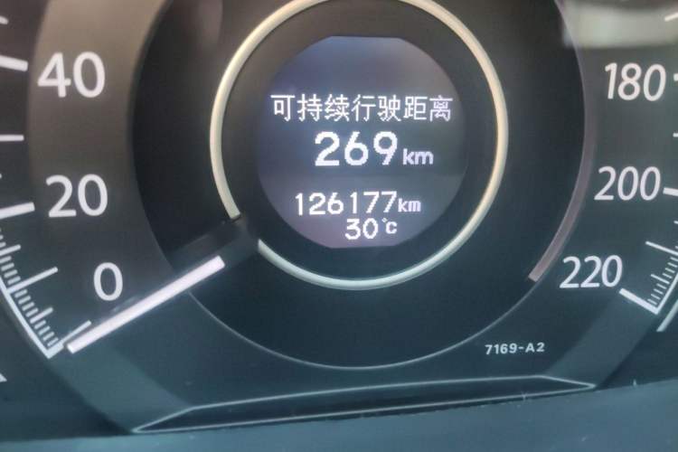 Used Honda CR-V 2012 2.4L four-wheel drive luxury version Odometer Close Up