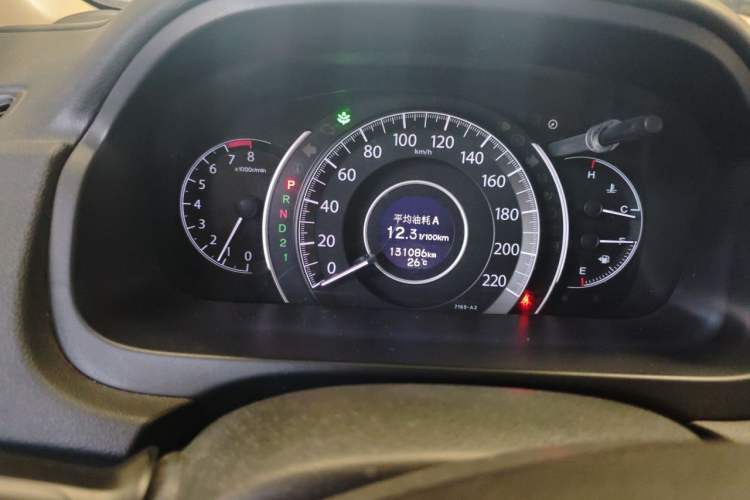 Used Honda CR-V 2012 2.4L Four-wheel Drive Prestige Edition Odometer Close Up