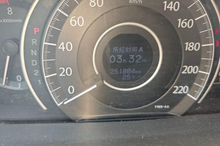 Used Honda CR-V 2013 2.0L 2WD Classic Edition Odometer Close Up