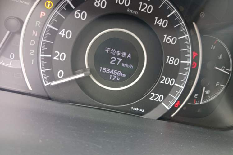 Used Honda CR-V 2013 2.0L 2WD Classic Edition Odometer Close Up