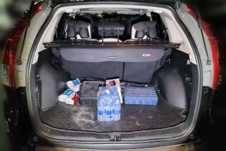 Used Honda CR-V 2013 2.4L Four-Wheel Drive Prestige Edition Trunk