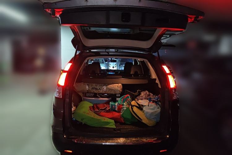 Used Honda CR-V 2013 2.4L two-wheel drive luxury version Trunk