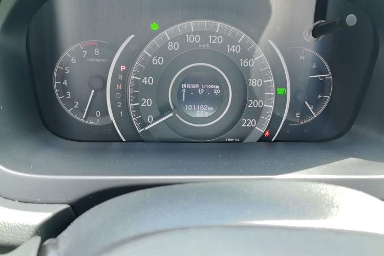 Used Honda CR-V 2013 2.4L two-wheel drive luxury version Odometer Close Up