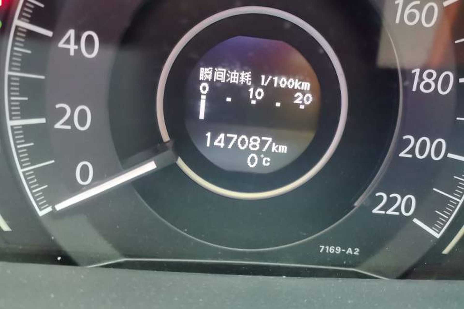 Used Honda CR-V 2013 2.0L 2WD Classic Edition Odometer Close Up