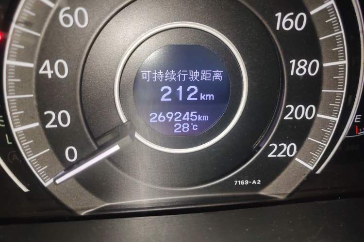 Used Honda CR-V 2015 2.4L Four-Wheel Drive Prestige Edition Odometer Close Up