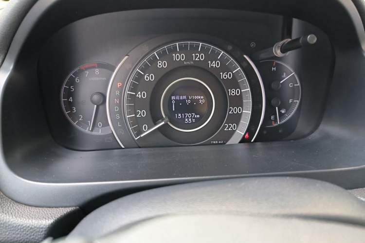 Used Honda CR-V 2015 2.4L two-wheel drive luxury version Odometer Close Up