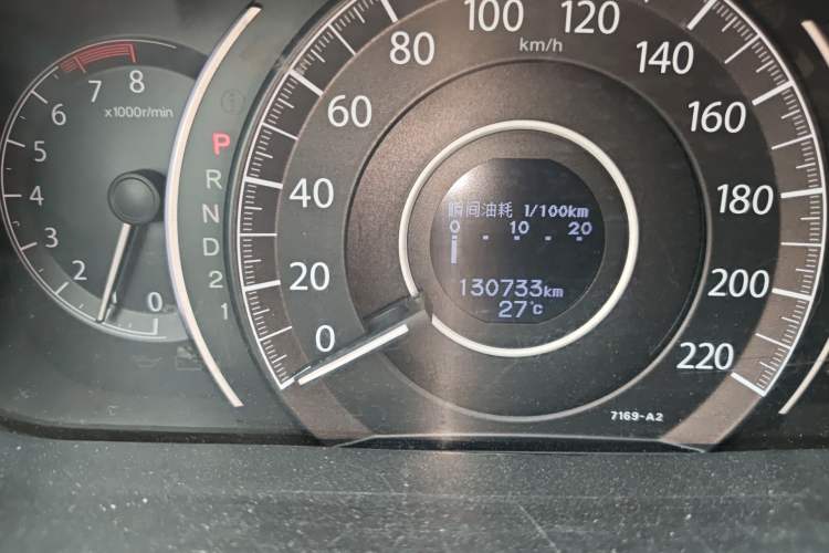 Used Honda CR-V 2015 2.0L 2WD Classic Edition Odometer Close Up