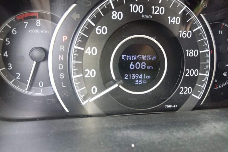 Used Honda CR-V 2015 2.0L two-wheel drive urban version Odometer Close Up