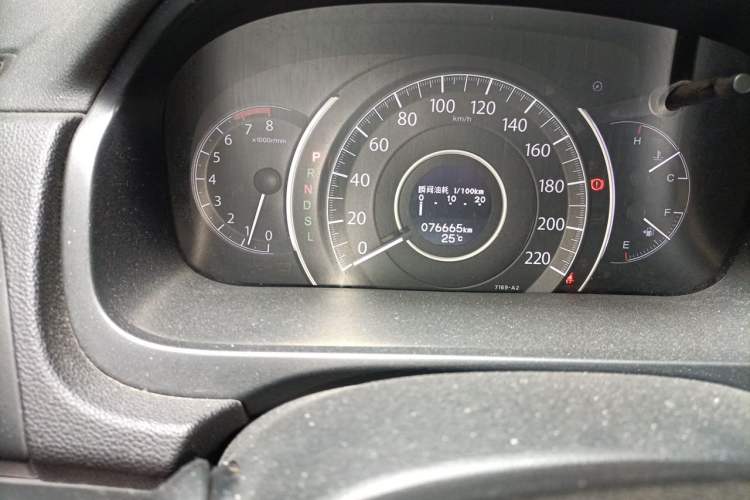 Used Honda CR-V 2015 2.0L two-wheel drive Fashion Edition Odometer Close Up